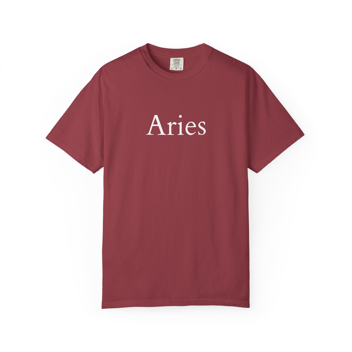 Aries Unisex Garment-Dyed T-Shirt - Casual Comfort for Everyday Wear