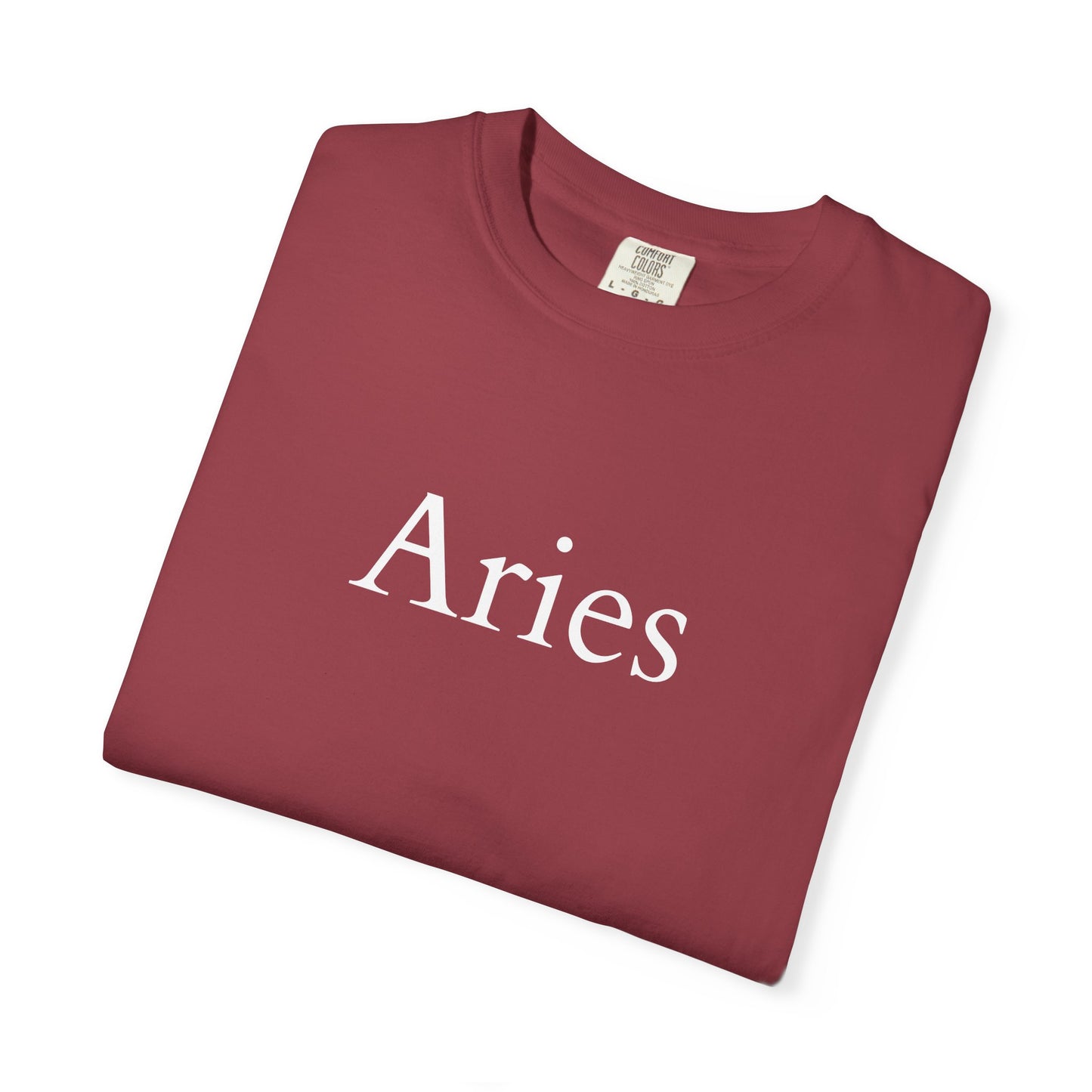 Aries Unisex Garment-Dyed T-Shirt - Casual Comfort for Everyday Wear